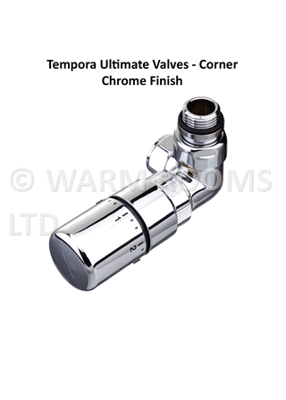 Tempora Ultimate Corner Thermostatic Radiator Valves